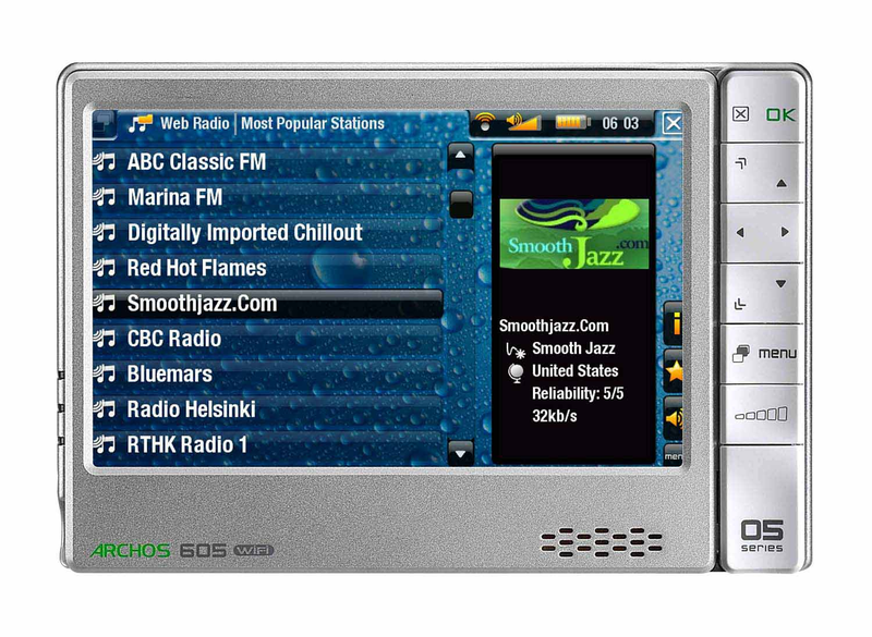 Illustration for article titled Archos Updates the 605 Wi-Fi With GPS, Mobile TV and Flash Video